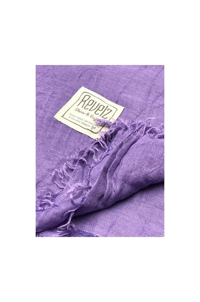Revelz Sjaal Grape Purple